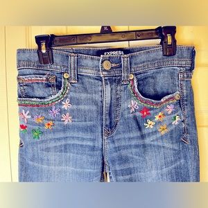 Express flower print jeans size 4R